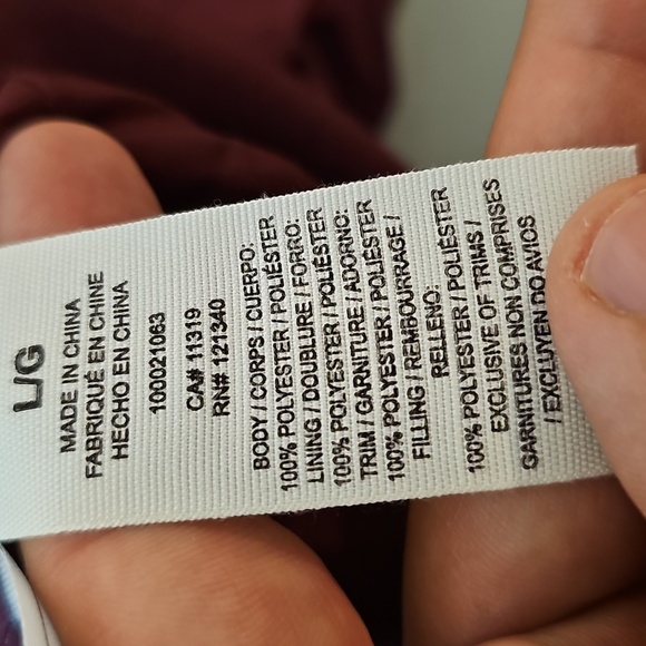 Garage Maroon Size 6 Bomber Jacket - Picture 6 of 7